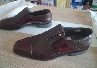 Zapatos Moreschi Marrón/Rojo Caballero
