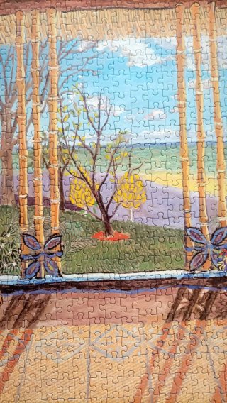 Puzzle 1500 piezas Gauguin, Estudio del artista