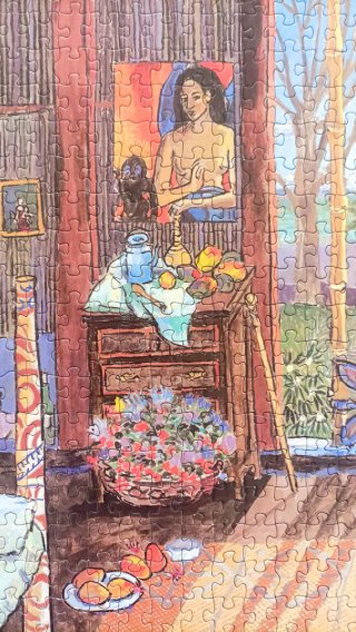 Puzzle 1500 piezas Gauguin, Estudio del artista