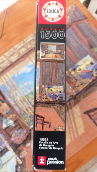 Puzzle 1500 piezas Gauguin, Estudio del artista