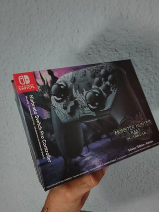 Mando Nintendo Switch Pro Monster Hunter Rise