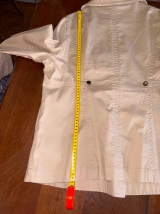 Gabardina beige mujer
