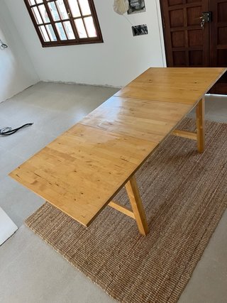 Mesa comedor extensible  150,5x90<205x90Ikea