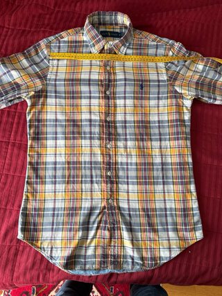 Camisa Lacoste Multicolor Talla S equivalente a M