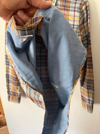 Camisa Lacoste Multicolor Talla S equivalente a M