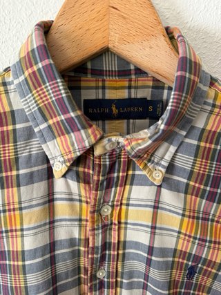 Camisa Lacoste Multicolor Talla S equivalente a M