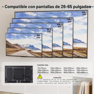 Soporte TV Pared BONTEC 26-65