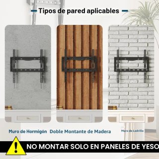 Soporte TV Pared BONTEC 26-65