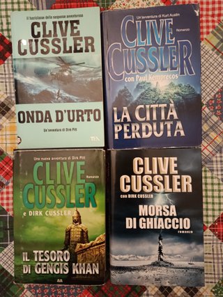 Lotto di 16 libri di Clive Cussler