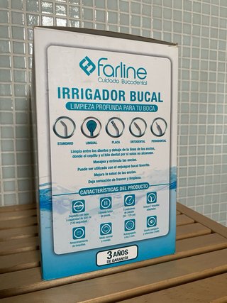 Irrigador Bucal Farline Limpieza Profunda