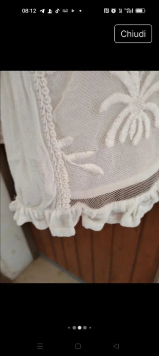 Camicia Twin Set bianca stile bohémien