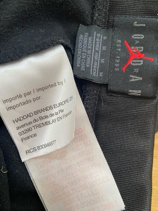Tuta Jordan bambino 5/6 anni di colore nero
