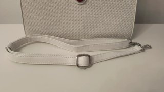 Bolso mano/bandolera blanco elegante