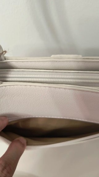 Bolso mano/bandolera blanco elegante