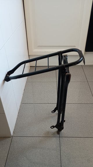 Portabultos bici vintage con caballete