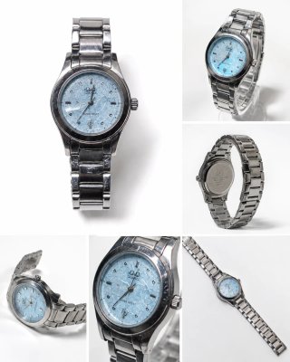 Reloj Q&Q Cuarzo Azul y Plateado