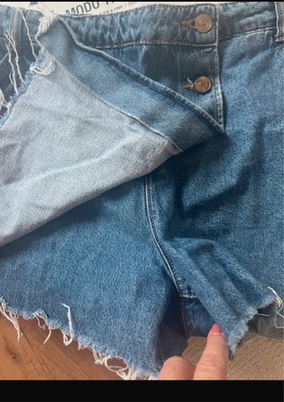 Falda pantalón vaquera Zara