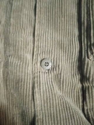 Chaqueta de pana verde oliva
