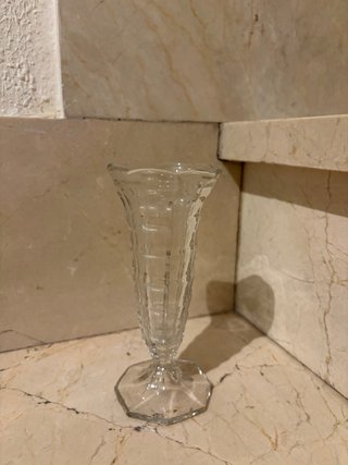 Juego de 2 jarrones de cristal tallado