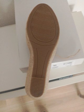 Zapatillas esparto beige talla 38