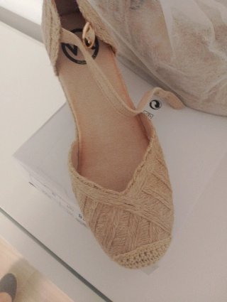 Zapatillas esparto beige talla 38