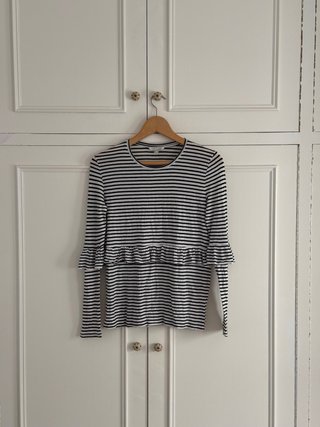 Camiseta rayas vintage manga larga