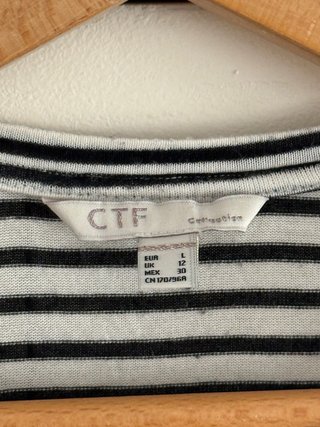 Camiseta rayas vintage manga larga