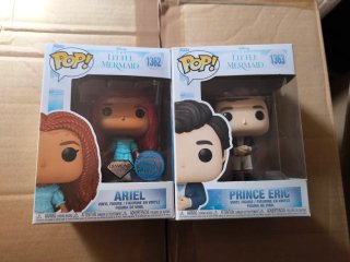 Ariel e Príncipe Eric Funko POP
