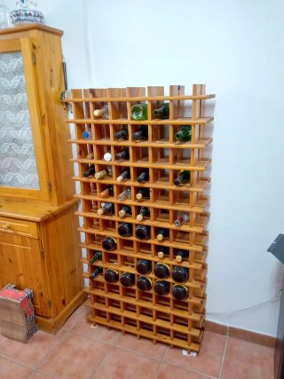 Botellero de madera para vinos