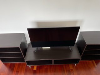 Conjunto de 3 Muebles TV Ikea Besta negro