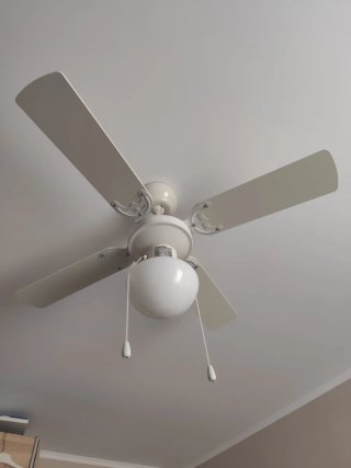 93cm Ventilador de techo blanco con luz
