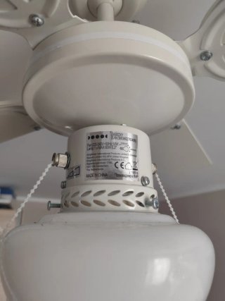 93cm Ventilador de techo blanco con luz