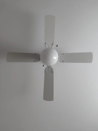 93cm Ventilador de techo blanco con luz