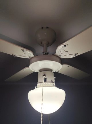 93cm Ventilador de techo blanco con luz