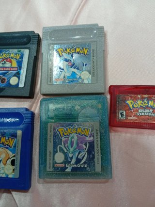 Lote Videojuegos Pokémon Game Boy