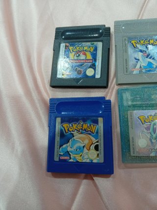 Lote Videojuegos Pokémon Game Boy