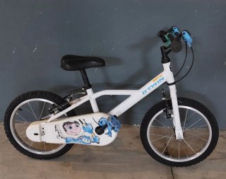 Bicicleta infantil blanca