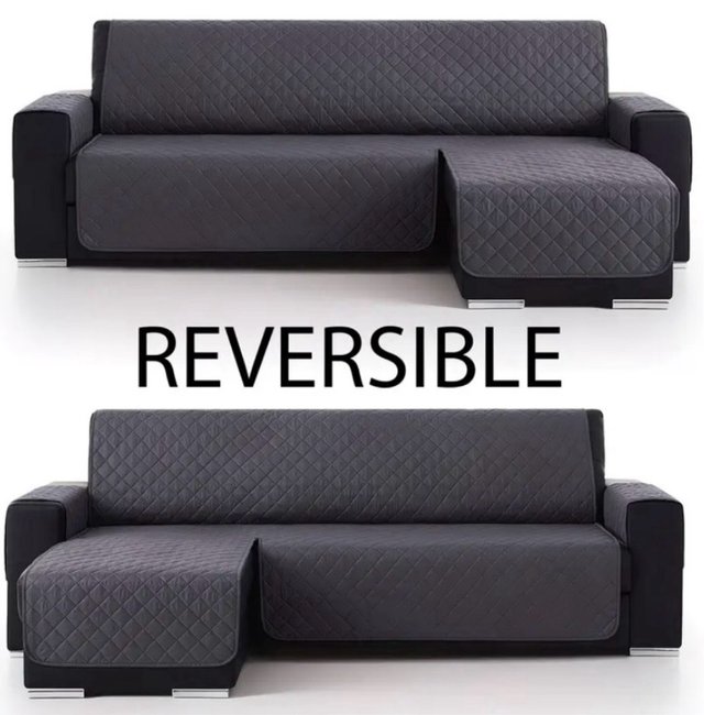 Funda Chaiselongue Reversible Beige