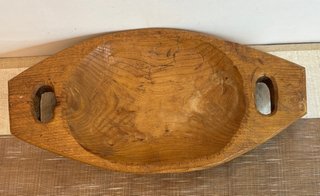 Lote 3 Cuencos de Madera Artesanales