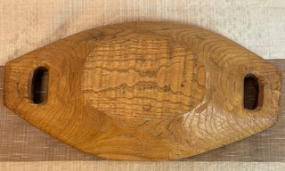 Lote 3 Cuencos de Madera Artesanales