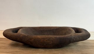 Lote 3 Cuencos de Madera Artesanales