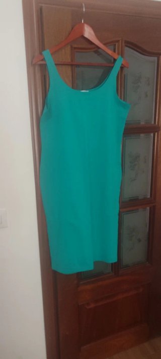 Vestido turquesa de tirantes sin estrenar