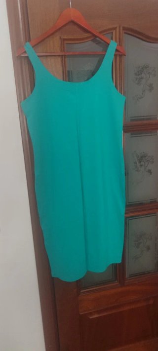 Vestido turquesa de tirantes sin estrenar