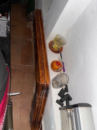 Chimenea de leña metálica y cristal