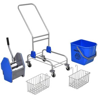 Cubo Fregona 26L Comercial con Ruedas Escurridor