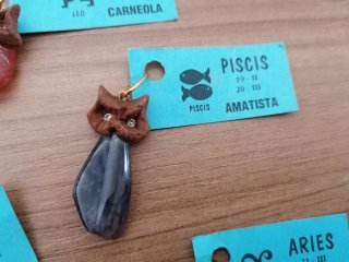 Colgantes Zodiacales con Piedras Naturales