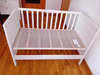 Cuna SUNDVIK blanca 60x120 cm