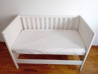 Cuna SUNDVIK blanca 60x120 cm
