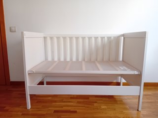 Cuna SUNDVIK blanca 60x120 cm