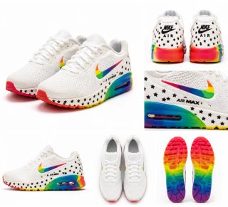 Nike Air Max Blancas Arcoíris Estrellas